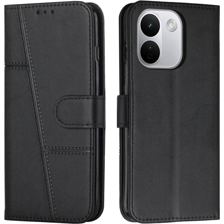 Чохол-книжка з застібкою UniCase Jet Cover для Xiaomi Redmi Note 17 Pro Max / 17 Pro Plus - Black: фото 1 з 10