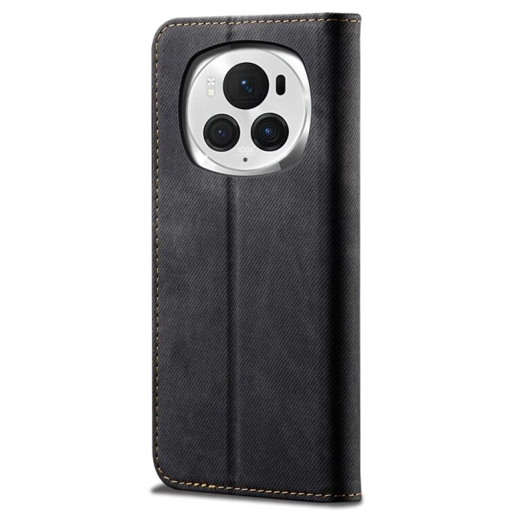 Чехол-книжка UniCase Jeans Wallet для Honor Magic 6 Pro - Black: фото 6 из 6