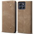 Чохол-книжка UniCase Jeans Wallet для Motorola Moto G86 - Khaki (383337K)