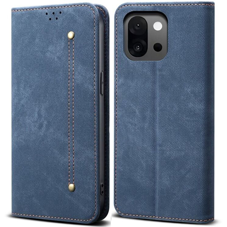Чохол-книжка UniCase Jeans Wallet для OnePlus 13T - Blue: фото 1 з 6