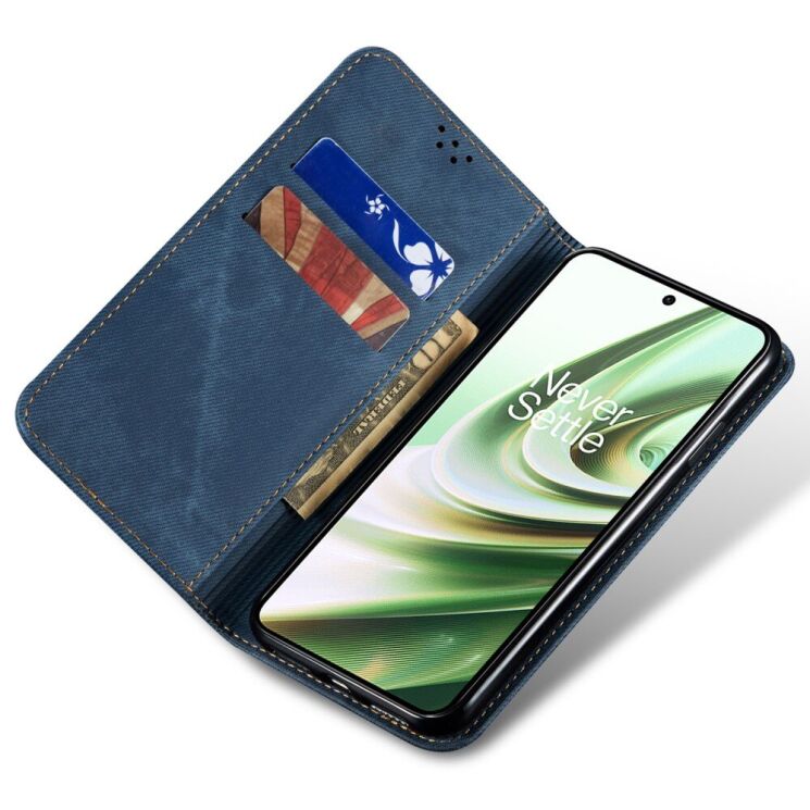 Чохол-книжка UniCase Jeans Wallet для OnePlus 13T - Blue: фото 2 з 6