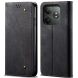 Чехол-книжка UniCase Jeans Wallet для Realme GT Neo 6 SE / GT 6T / GT 6 - Black (356116B). Фото 1 из 6