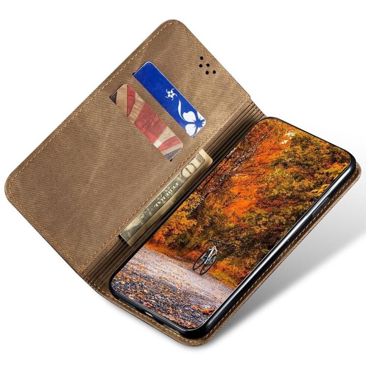 Чехол-книжка UniCase Jeans Wallet для Samsung Galaxy A54 (A546) - Khaki: фото 2 из 7