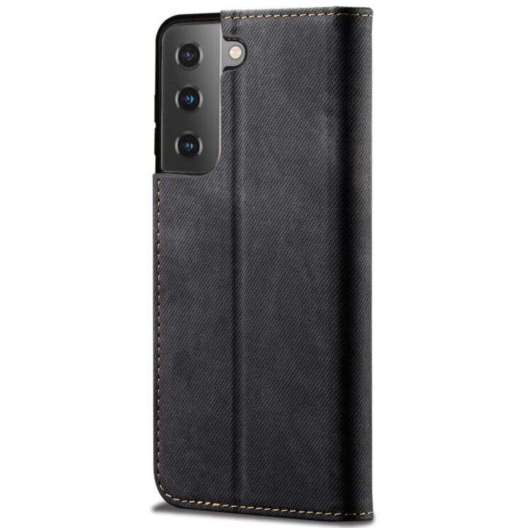 Чохол-книжка UniCase Jeans Wallet для Samsung Galaxy S21 FE (G990) - Black: фото 3 з 13