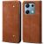 Чехол-книжка UniCase Jeans Wallet для Xiaomi Redmi Note 14S - Coffee: фото 1 из 7