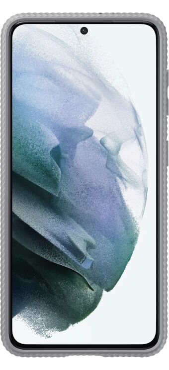 Чохол Protective Standing Cover для Samsung Galaxy S21 (G991) EF-RG991CJEGRU - Light Gray: фото 2 з 2