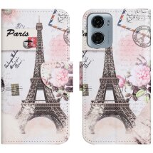 Чохол з малюнком Deexe Color Wallet для Motorola Moto G06 - Tower: фото 1 з 5