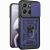 Чохол із захистом камери Deexe Armor Shield для Motorola Moto G57 / G57 Power / G67 Power - Blue: фото 1 з 9