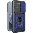 Чохол із захистом камери Deexe Armor Shield для Motorola Moto G77 - Blue (406821L)