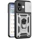 Чохол із захистом камери Deexe Armor Shield для Xiaomi Redmi Note 17 Pro - Silver (429526S). Фото 1 з 9
