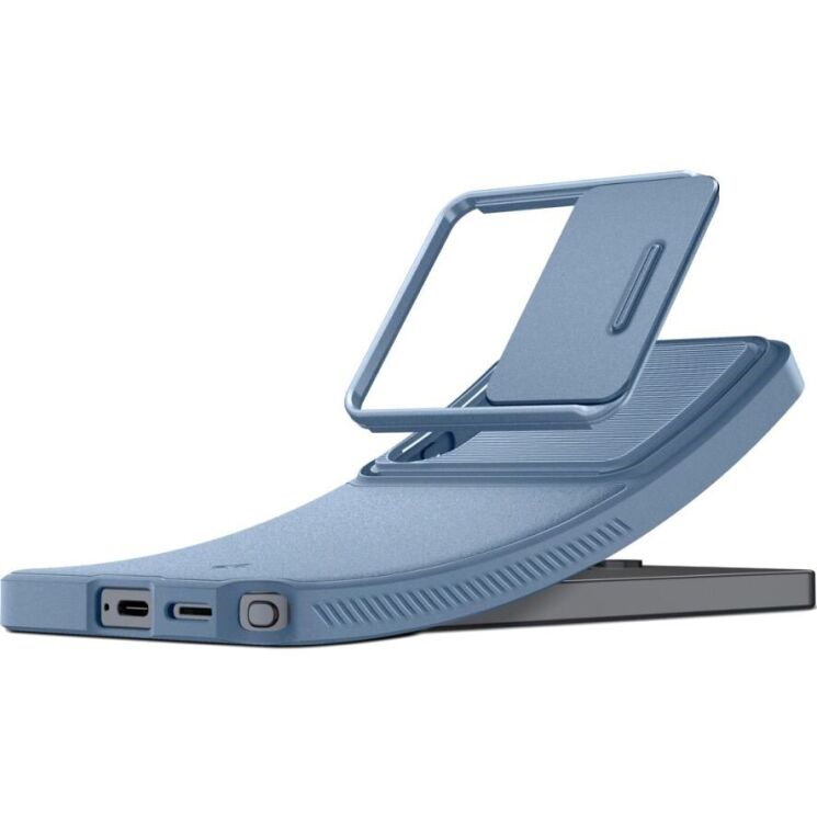 Чехол со шторкой для камеры Spigen Optik Armor для Samsung Galaxy S26 Ultra (S948) ACS11226 - Light Blue: фото 3 з 11