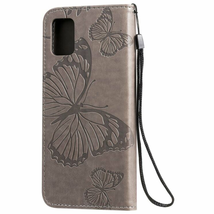 Чохол UniCase Butterfly Pattern для Samsung Galaxy A51 (А515) - Grey: фото 4 з 10