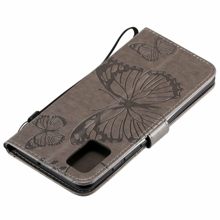 Чохол UniCase Butterfly Pattern для Samsung Galaxy A51 (А515) - Grey: фото 7 з 10