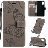 Чохол UniCase Butterfly Pattern для Samsung Galaxy A51 (А515) - Grey (312539H)