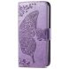 Чехол UniCase Butterfly Pattern для Samsung Galaxy S24 FE (S721) - Light Purple (367533LV). Фото 5 из 11