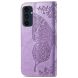 Чехол UniCase Butterfly Pattern для Samsung Galaxy S24 FE (S721) - Light Purple (367533LV). Фото 6 из 11