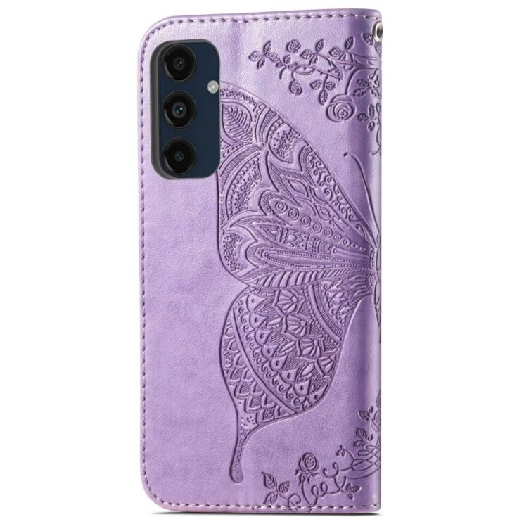 Чехол UniCase Butterfly Pattern для Samsung Galaxy S24 FE (S721) - Light Purple: фото 6 из 11