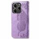 Чохол UniCase Butterfly Pattern для TECNO Spark 20 Pro - Light Purple (345421LV). Фото 5 з 8