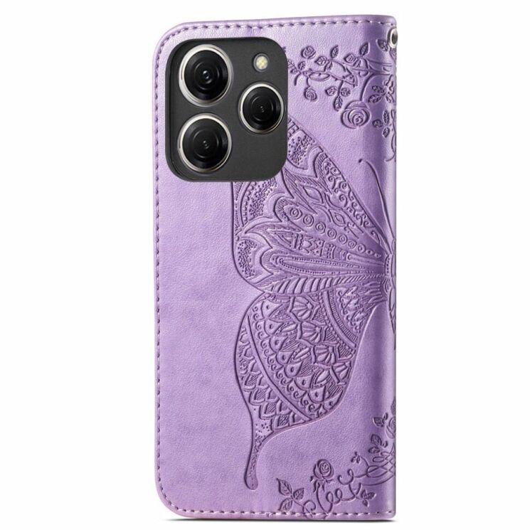 Чохол UniCase Butterfly Pattern для TECNO Spark 20 Pro - Light Purple: фото 5 з 8