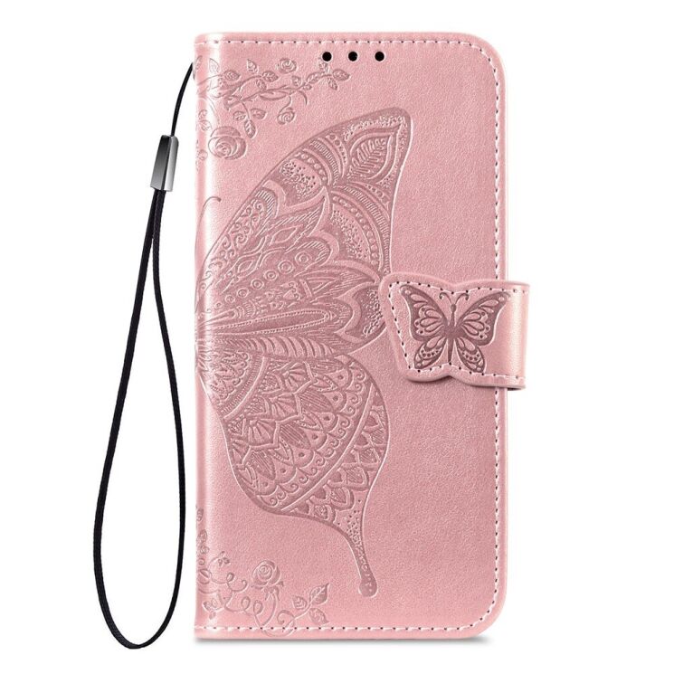 Чохол-книжка з малюнком UniCase Butterfly Pattern для Xiaomi Redmi 15C / Poco C85 - Rose Gold: фото 6 з 9
