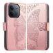 Чохол-книжка з малюнком UniCase Butterfly Pattern для Xiaomi Redmi 15C / Poco C85 - Rose Gold (386156RG). Фото 1 з 9
