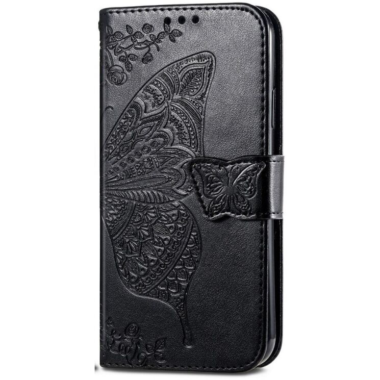 Чехол UniCase Butterfly Pattern для Xiaomi Redmi Note 14 Pro Plus - Black: фото 4 из 9