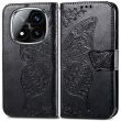 Чехол UniCase Butterfly Pattern для Xiaomi Redmi Note 14 Pro Plus - Black (373218B)