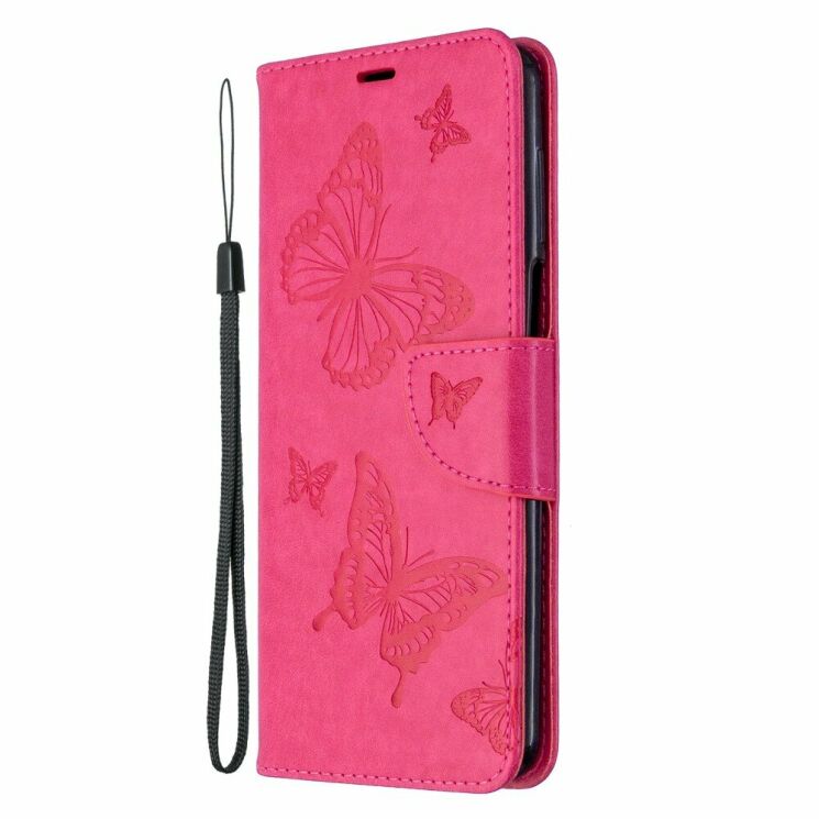 Чохол UniCase Butterfly Pattern для Xiaomi Redmi Note 9 Pro Max / Note 9 Pro / Note 9s - Rose: фото 4 з 9