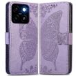 Чехол UniCase Butterfly Pattern для ZTE Blade A35 / Blade A55 - Light Purple (367719LV)