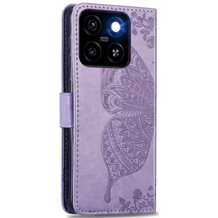 Чехол UniCase Butterfly Pattern для ZTE Blade A35 / Blade A55 - Light Purple: фото 5 из 6