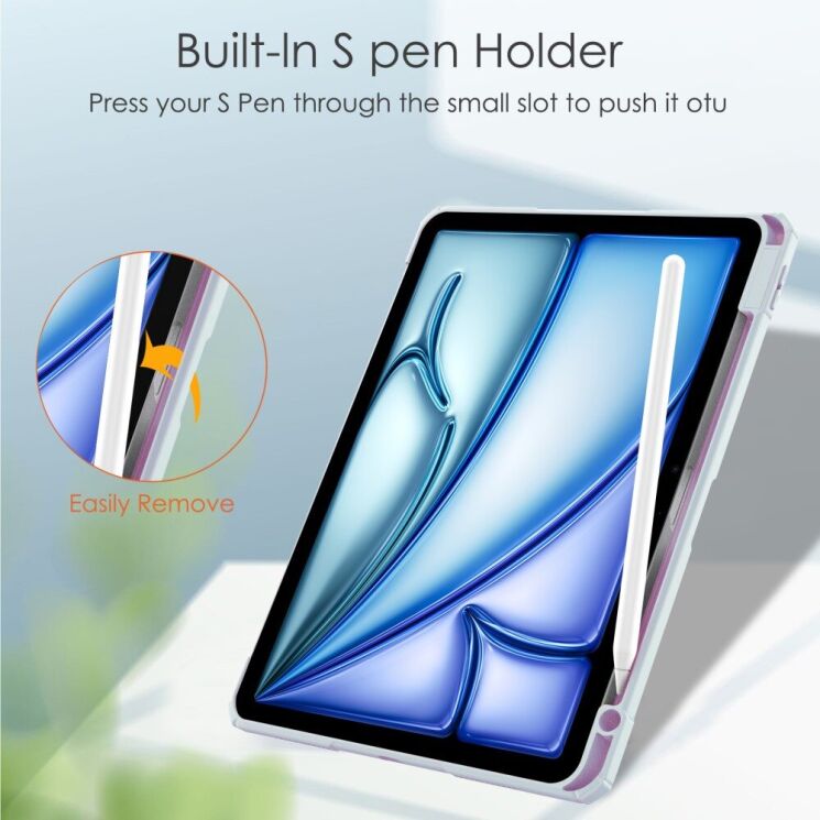 Чехол UniCase Folio Style для Apple iPad Air 11 M3/M2 (2025/2024) - Green: фото 7 из 8