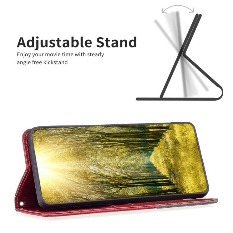 Чехол UniCase Geometric Pattern для Infinix Note 11 (X663B) / Note 12 (X663) - Red: фото 5 из 7