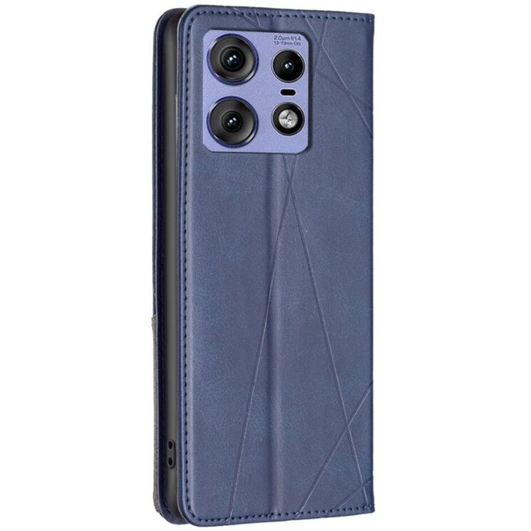 Чохол UniCase Geometric Pattern для Motorola Edge 50 Pro - Blue: фото 3 з 8