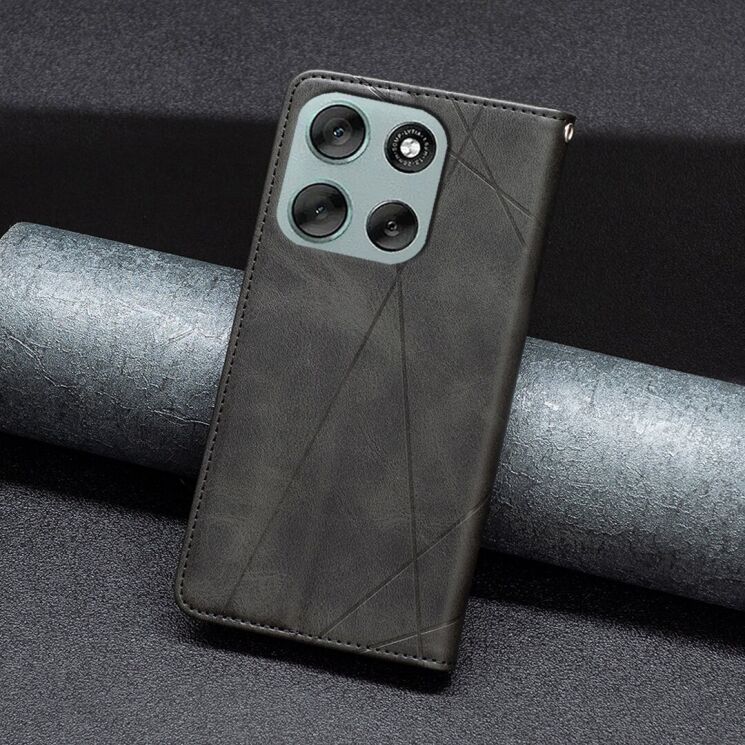 Чохол UniCase Geometric Pattern для Motorola Moto G56 - Black: фото 5 з 9