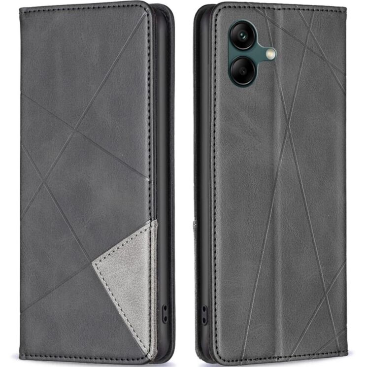 Чехол UniCase Geometric Pattern для Samsung Galaxy A06 (A065) - Black: фото 1 из 8