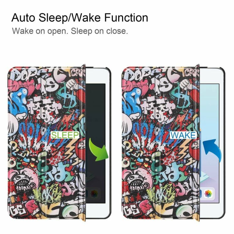 Чохол UniCase Life Style для Apple iPad mini (2019) - Graffiti Pattern: фото 4 з 9