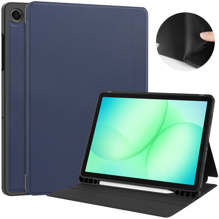 Чехол UniCase Stand Cover для Samsung Galaxy Tab A11 Plus (X230/236) - Blue: фото 1 из 10