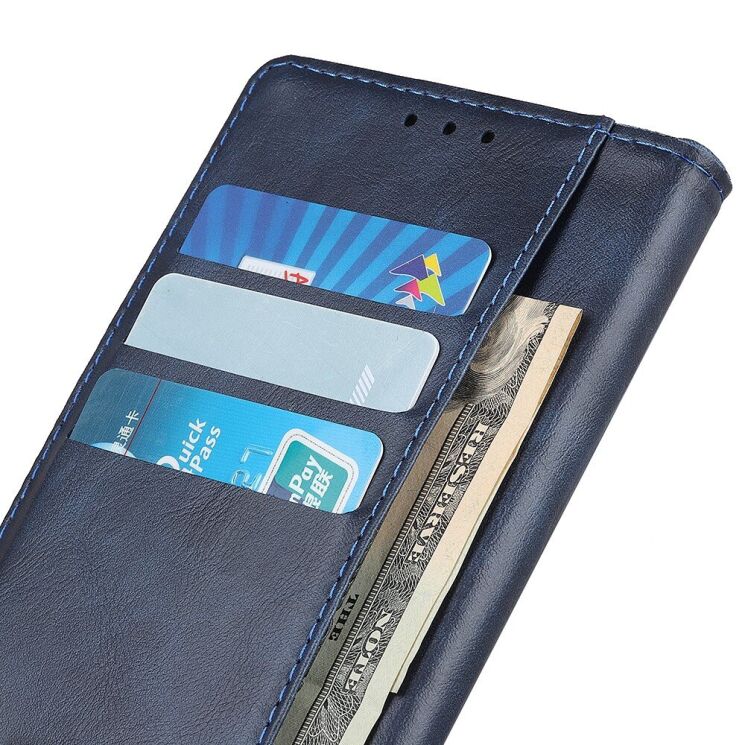 Чохол UniCase Vintage Wallet для Realme C21 - Blue: фото 7 з 13