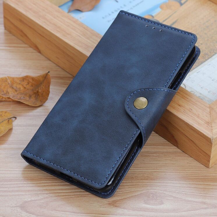 Чохол UniCase Vintage Wallet для Realme C21 - Blue: фото 12 з 13