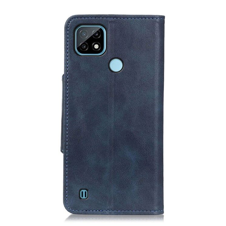 Чохол UniCase Vintage Wallet для Realme C21 - Blue: фото 4 з 13