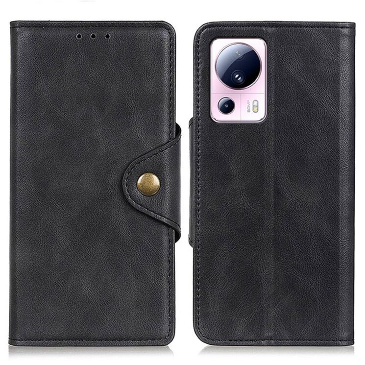 Чехол UniCase Vintage Wallet для Xiaomi 13 Lite - Black: фото 1 из 8