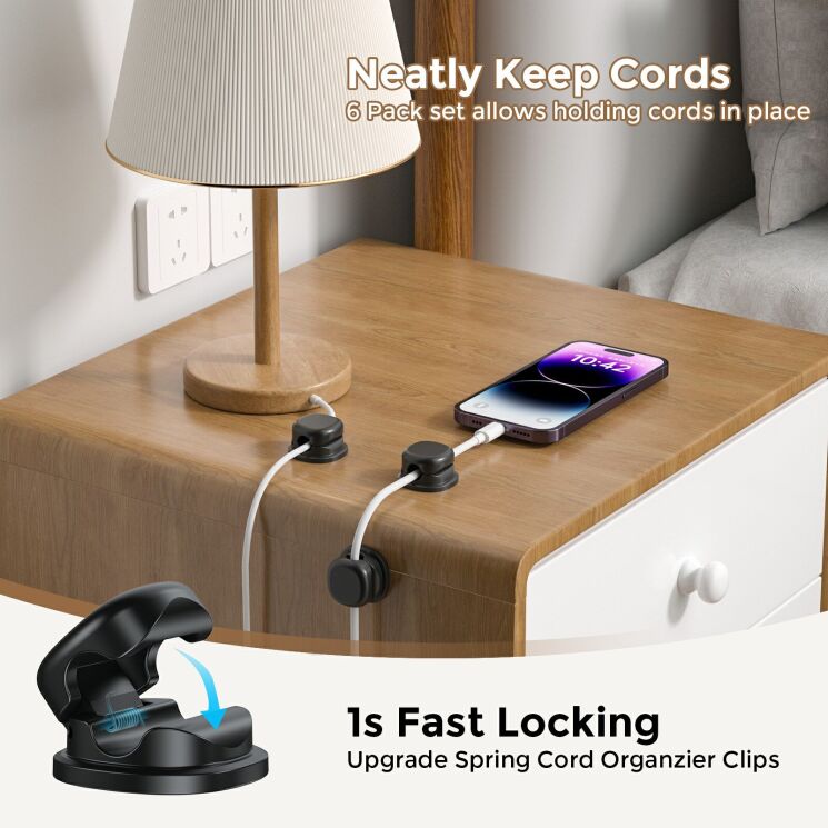 Тримач для кабелів AHASTYLE WG178 Mechanical Keycap Design - Black: фото 3 з 7