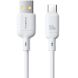Кабель Baseus Silky Series USB to Type-C (100W, 1m) P10377703 - Moon White (896368W). Фото 1 з 19