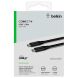 Кабель Belkin USB4 Type-C to Type-C 100W (0.8m) - Black (896322B). Фото 7 з 13