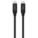 Кабель Belkin USB4 Type-C to Type-C 100W (0.8m) - Black (896322B). Фото 4 з 13
