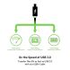 Кабель Belkin USB4 Type-C to Type-C 100W (0.8m) - Black (896322B). Фото 11 з 13