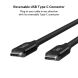 Кабель Belkin USB4 Type-C to Type-C 100W (0.8m) - Black (896322B). Фото 10 з 13
