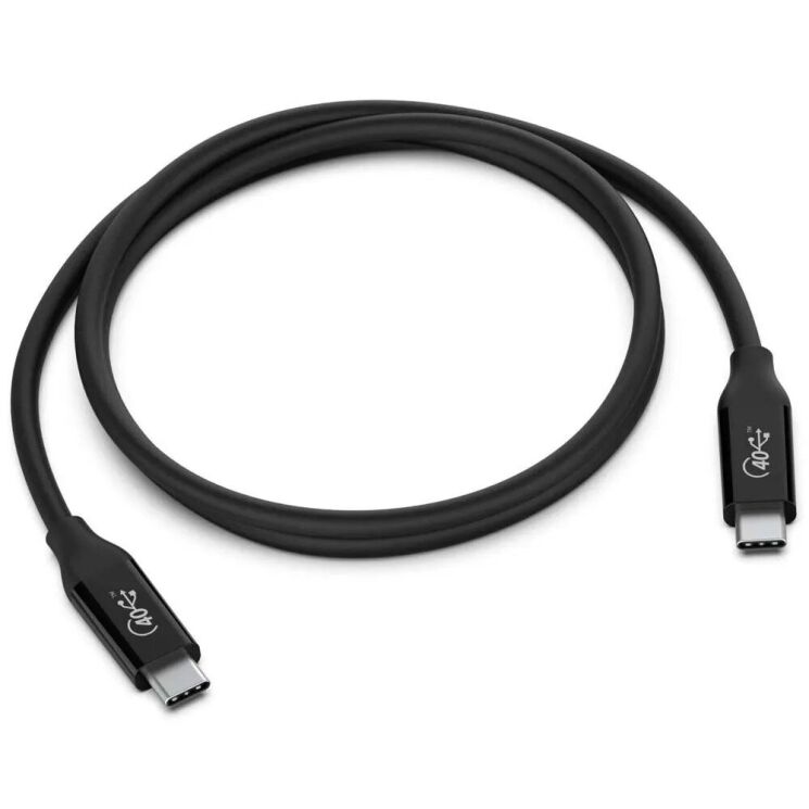 Кабель Belkin USB4 Type-C to Type-C 100W (0.8m) - Black: фото 3 з 13