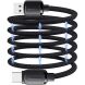 Кабель ESSAGER Jelly Bean USB to Type-C (7A, 100W, 1m) EXCT-TD01-P - Black (982812B). Фото 6 из 10