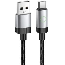 Кабель Hoco X117 USB to Type-C (3A, 1m) - Black: фото 1 з 5
